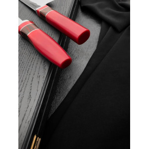 RED KNIFE ексклюзивний кухонний ніж ручної роботи майстра  Zakharov knives, сталь N690, 61 HRC. Photo 2